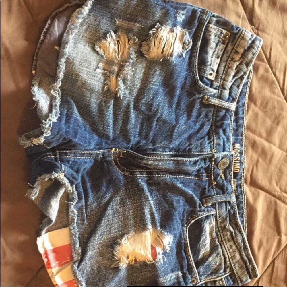 Mission American flag shorts